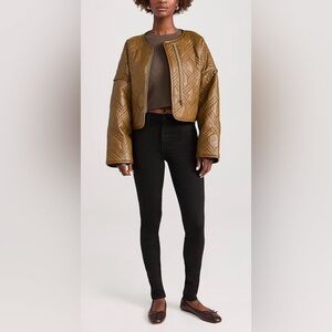 MOTHER Jeans High Waisted Looker in Coffee, Tea or Me. Size 25